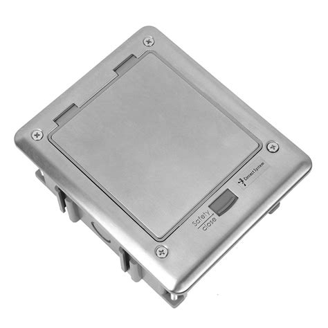 6 x 6 x 4 floor mounted electrical floor box|floor box receptacle design.